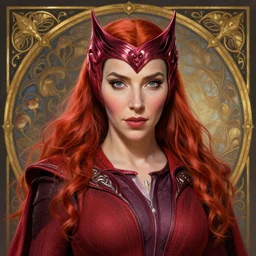 full figure ultra realistic illustration, kathryn hahn as scarlet witch, intricate, elegant, highly detailed, digital painting, artstation, concept art, smooth, sharp focus, illustration, art by artgerm and greg rutkowski and alphonse mucha