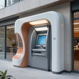 a futuristic brutalist atm fzd school of design