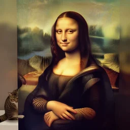 leonardo da vinci ´ s gioconda as a cat