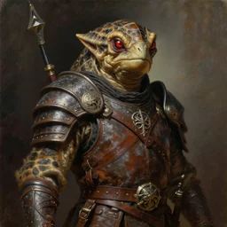 portrait of a Tortle as a powerful dungeons and dragons fighter, wearing leather armor, intricately detailed, realistic, oil painting, by jeff easley, boris vallejo, cinematic lighting