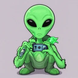 ayy lmao alien rips bong