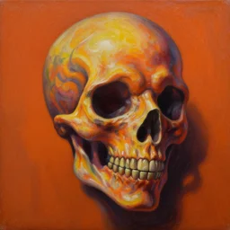 refined oil painting, background dark orange, co - oli - ver - ti - godlessness phalopathy - mescaline dramatic lighting, extremely detailed, sharp focus, cast shadows, vibrant, digital art