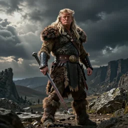 donald trump as conan the barbarian