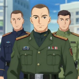 alexey navalniy in anime style with mike