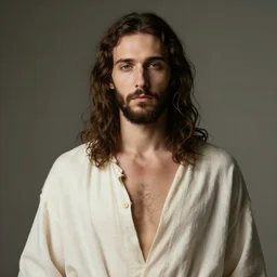 a portrait of a sexy jesus