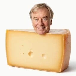 cheese john cleese made out of cheese as a cheese