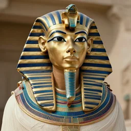 Patrick Bateman as a Pharaoh