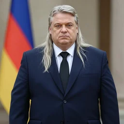 viktor orban as god, cosplay, hd photo,