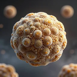 a highly detailed 3 d render in octane and vray of slime mold made of cellular automata according to golden ratio pattern floating in space. beautiful mystical lighting, mist, sigma 2 4 mm