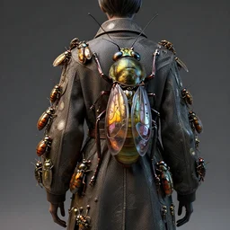 fashion gear inspired by a insects and photographed by simon hjortek, unreal engine, portrait, f / 2. 8, 1 6 k, perfectionism, halfrear lighting, insanely detailed and intricate, hypermaximalist, hyper realistic, super detailed