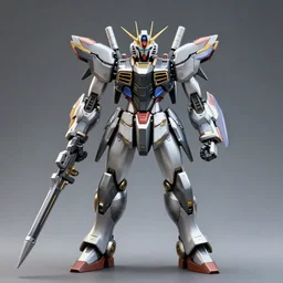 perfect warrior mecha, metalic