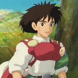 frodo in the anime lord of the rings by studio ghibli, movie still frame, very detailed, artwork by hayao miyazaki, kentaro miura, satoshi kon