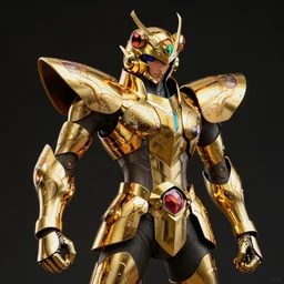 an anime showing the new golden armor zodiac Knight by the artist Alessandro pizzi . Rendering the frog constellation armor . Sharp focus, full of details, by utsurowazaru mono and Jason Nguyen , matte painting ,concept art, trending on artstation and cell shading
