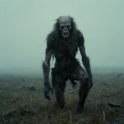 the creature that told me when to die, film still from the movie directed by Denis Villeneuve with art direction by Jack Kirby, wide lens
