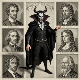 full color hd photo of mephistopheles, marginalia, isometric, octane render 4 k, by hieronymus bosch, joel peter witkin, annie liebovitz. gustave dore,