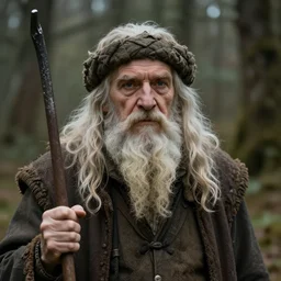 character portrait old male hobbi fantasy