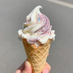 glitter, ice cream cone