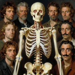 human ribcage artists anatomy in the style of wayne barlowe, gustav moreau, goward, bussiere, roberto ferri, santiago caruso, luis ricardo falero, dali