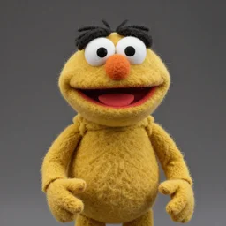 dustin henderson a muppet. highly detailed felt. hyper real photo. 4 k.