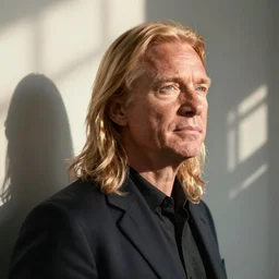 jeff bezos with long blonde hair