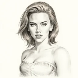 scarlett johansson as chi chi, the boondocks, pencil and ink, and baki manga style
