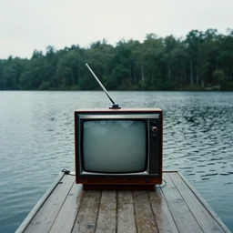 tv on the middle of lake by stanley kubrick
