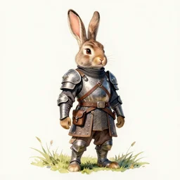 a watercolor ink painting of an anthropomorphic bunny mercenary in the style of jean giraud in the style of moebius trending on artstation deviantart pinterest detailed realistic hd 8 k high resolution