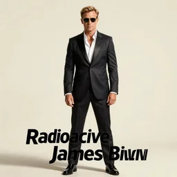 radioactive James bond, photograph, 4k, movie poster