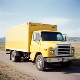 photo, wyoming, truck, kodak ektachrome 1 2 0, 2 6 mm,