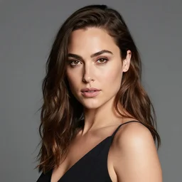 mixed race Gal Gadot, realistic, photo studio, HDR, 8k, trending on artstation