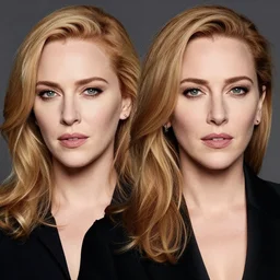 portrait of christina hendricks and gillian anderson hybrid by mario testino, headshot, detailed, award winning, sony a 7 r