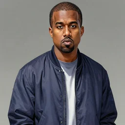 kanye west stand by hirohiko araki, manga, colorized, detailed