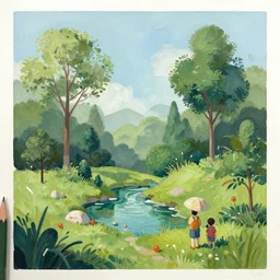 environment painting. credit : natasha tan. fzd school of design.