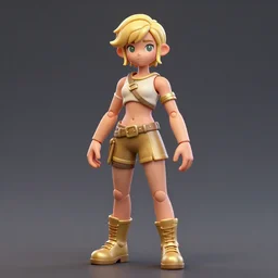 chel from city of gold, 3 d body, blender,