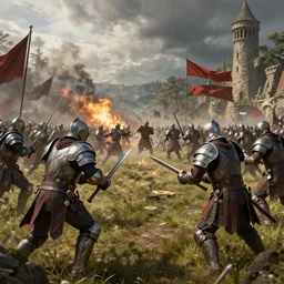 mordhau, epic battle, cinematic, unreal engine
