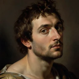 the portrait of realistic fish man, in the style of Caravaggio, soft lighting, masterpiece, 8k,