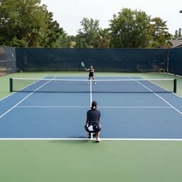 ray lewis teaching girls tennis, anon eos r 3, f / 1. 4, iso 2 0 0, 1 / 1 6 0 s, 8 k, raw, unedited, symmetrical balance, wide angle