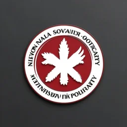 the logo of a national socialist political party, trending on behance.