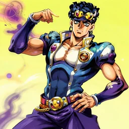a still of Jacksepticeye in the anime JoJo’s Bizzare Adventure