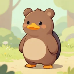 a bugbear which looks like a duckbear, trending on artstation.