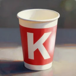 white red white paper cup!!!, hyperrealistic, highly detailed, cinematic, volumetric sunlight, beautiful, cgssociety, artstation, 8 k, oil painting by greg rutkowski, by artgerm, by wlop