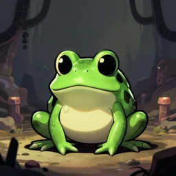 evil frog by hollow knight