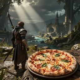 pizza retrieval side quest skyrim video game screenshot the elder scrolls
