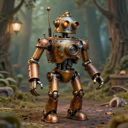still of the steampunk robot from The Wizard of Oz
