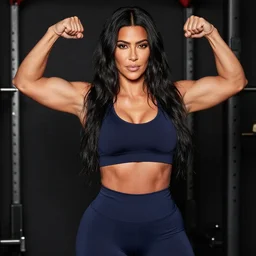 kim kardashian as a professional bodybuilder