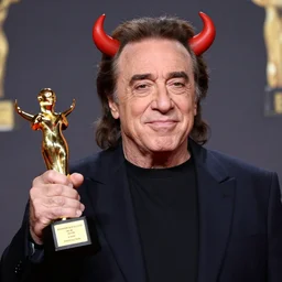 danny devito, red horns, award winning photography