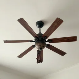 a ceiling fan made of creepy arms