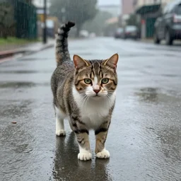 it is raining cats and dogs