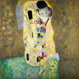 painting of a dancing woman in flowing translucent kimono by james jean, yukio - e, klimt