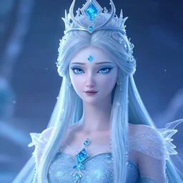 princess, godly, beautiful, intricate, hyper detailed, octane, 4 k, ice
